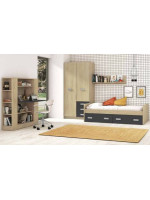 DORMITORIO JUVENIL COMPLETO MOD.DONALD+ AMB.21