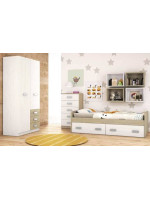 DORMITORIO JUVENIL COMPLETO MOD.DONALD+ AMB.22