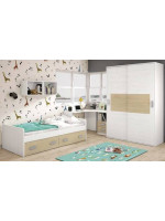DORMITORIO JUVENIL COMPLETO MOD.DONALD+ AMB.23