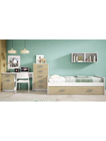 DORMITORIO JUVENIL COMPLETO MOD.DONALD+ AMB.14
