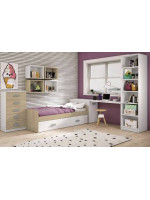 DORMITORIO JUVENIL COMPLETO MOD.DONALD+ AMB.18