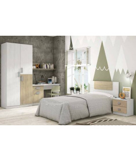 DORMITORIO JUVENIL C/ARMARIO MOD.DONALD+ AMB.01