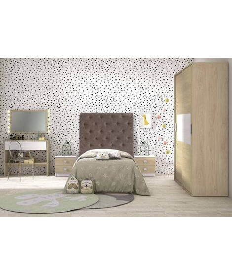 DORMITORIO JUVENIL COMPLETO MOD.DONALD+ AMB.05