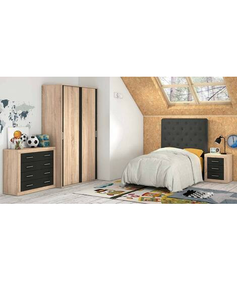 DORMITORIO JUVENIL CON ARMARIO MOD.LARA AMBIENTE 13