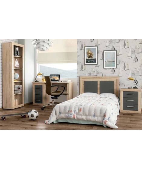DORMITORIO JUVENIL S/ARMARIO MOD.LARA AMBIENTE 10
