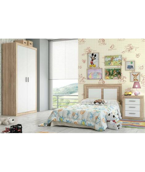 DORMITORIO JUVENIL CON ARMARIO MOD.LARA AMBIENTE 09
