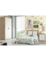 DORMITORIO JUVENIL CON ARMARIO MOD.LARA AMBIENTE 09