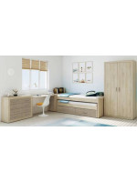 DORMITORIO JUVENIL CON ARMARIO MOD.LARA AMBIENTE 08