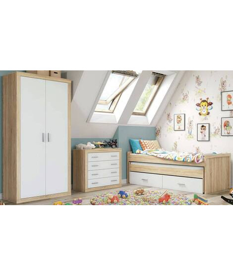 DORMITORIO JUVENIL CON ARMARIO MOD.LARA AMBIENTE 05