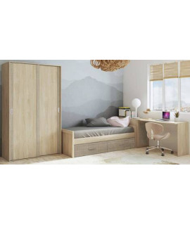 DORMITORIO JUVENIL CON ARMARIO MOD.LARA AMBIENTE 04