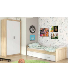 DORMITORIO JUVENIL CON ARMARIO MOD.LARA AMBIENTE 01