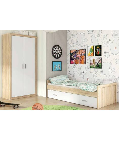 DORMITORIO JUVENIL CON ARMARIO MOD.LARA AMBIENTE 01