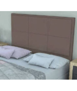 CABECERO JUVENIL TAP.CRYSTAL MOD.SOPHIE CHOCOLATE
