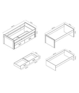CAMA COMP+C.NIDO RU. LARA JUVEN CAM-BL