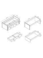 CAMA COMP+C.NIDO RU. LARA JUVEN CAM-BL