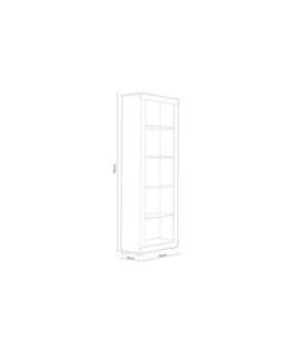 ESTANTE VERTICAL MOD.LARA JUVENIL CAMBRIA