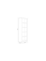 ESTANTE VERTICAL MOD.LARA JUVENIL CAMBRIA