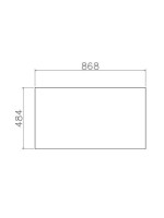 ESTANTE OPCIONAL 868X484MM ARMARIO 2P MOD.CHAMPION CAMBRIA