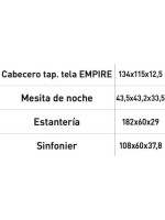 DORMITORIO SIN ARMARIO MOD.CHAMPION AMBIENTE 12