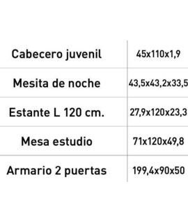 DORMITORIO CON ARMARIO MOD.CHAMPION AMBIENTE 07