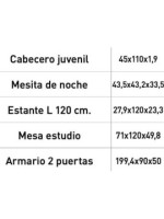 DORMITORIO CON ARMARIO MOD.CHAMPION AMBIENTE 07