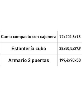 DORMITORIO CON ARMARIO MOD.CHAMPION AMBIENTE 03