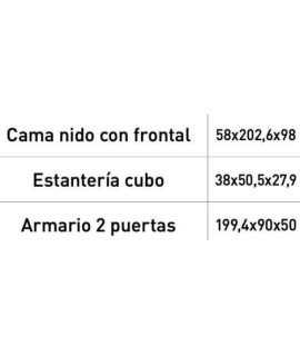 DORMITORIO CON ARMARIO MOD.CHAMPION AMBIENTE 02