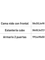 DORMITORIO CON ARMARIO MOD.CHAMPION AMBIENTE 02