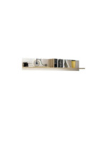 ESTANTE L 202 CM. MOD.CHAMPION CAMBRIA-BLANCO