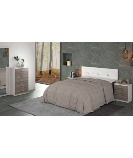 DORMITORIO MATRIMONIO MOD.MONIKA AMBIENTE 06-ACOLOR ANDERSEN - PINO GRIS/BLANCO