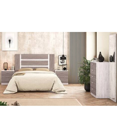 DORMITORIO MATRIMONIO MOD.MONIKA AMBIENTE 03-ACOLOR ANDERSEN GRAFITO