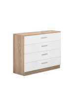 COMODA 4 CAJONES MOD.MONIKA CAMBRIA-BLANCO