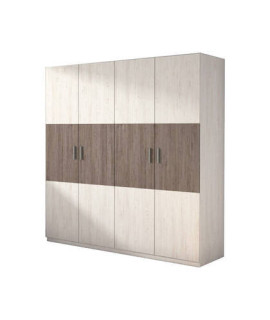 ARMARIO 4P. MOD.MONIKA ANDERSEN PINO-GRIS