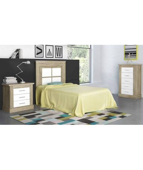 DORMITORIO JUVENIL MOD.CHELLEN AMBIENTE 05 COLOR CAMBRIA-BLANCO