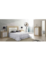 DORMITORIO MATRIMONIO MOD.CHELLEN AMBIENTE 01 COLOR CAMBRIA-BLANCO