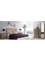 DORMITORIO MATRIMONIO MOD.CHELLEN AMBIENTE 01 COLOR CAÑON