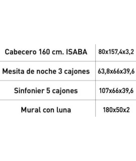 DORMITORIO MOD.RONCAL AMBIENTE 05-B TRUFA-CAÑON
