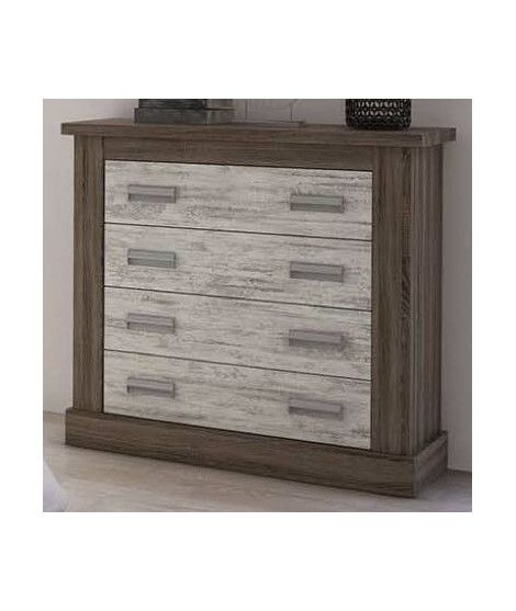 COMODA 4 CAJONES MOD.RONCAL TRUFA-CAÑON