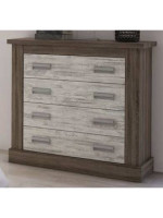 COMODA 4 CAJONES MOD.RONCAL TRUFA-CAÑON