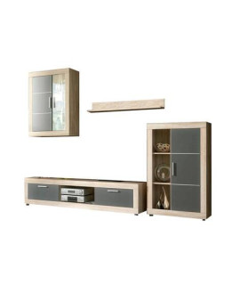 COMPOSICION UNICA LEDS 259CM. MOD.FIORDO CAMBRIA-GRAFITO