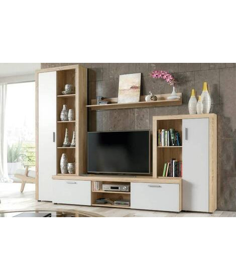 COMPOSICION UNICA 263CM. MOD.NOBEL CAMBRIA-BLANCO