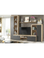 COMPOSICION UNICA 263CM. MOD.NOBEL CAMBRIA-GRAFITO