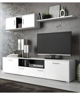 COMPOSICION UNICA 200CM. MOD.DIMAS BLANCO-GRAFITO