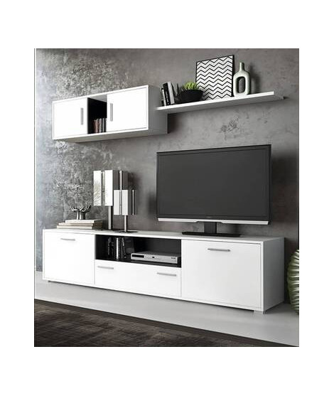 COMPOSICION UNICA 200CM. MOD.DIMAS BLANCO-GRAFITO