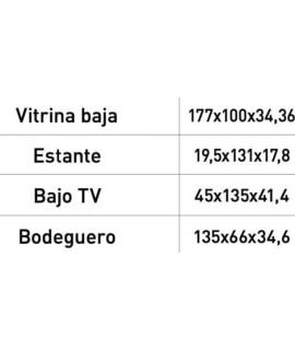 COMPOSICION APILABLE 301CM MOD.TEXAS AMBIENTE 4