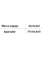 MARCO Y APARADOR MOD.TEXAS AMBIENTE 08
