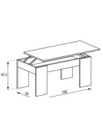 MESA CENTRO ELEVABLE MOD.LARA CAÑON
