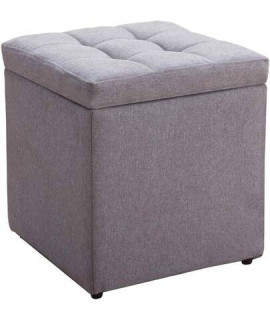 JUEGO DE 2 TABURETES TAP.TELA MOD.IVES GRIS