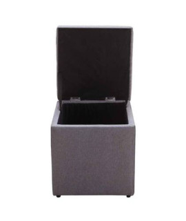 JUEGO DE 2 TABURETES TAP.TELA MOD.IVES GRIS