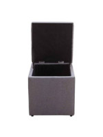 JUEGO DE 2 TABURETES TAP.TELA MOD.IVES GRIS